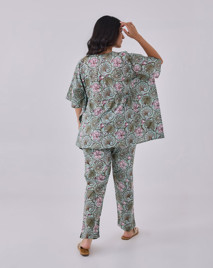 Dhoosar Bagh Chill Jams Cotton Co-ord Set