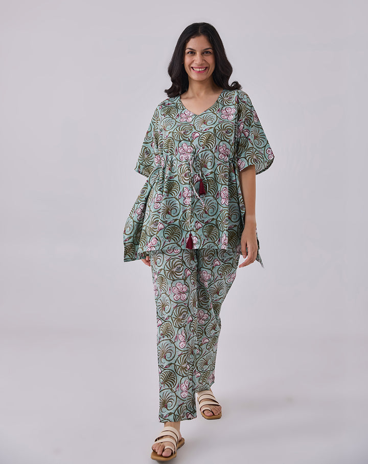 Dhoosar Bagh Chill Jams Cotton Co-ord Set