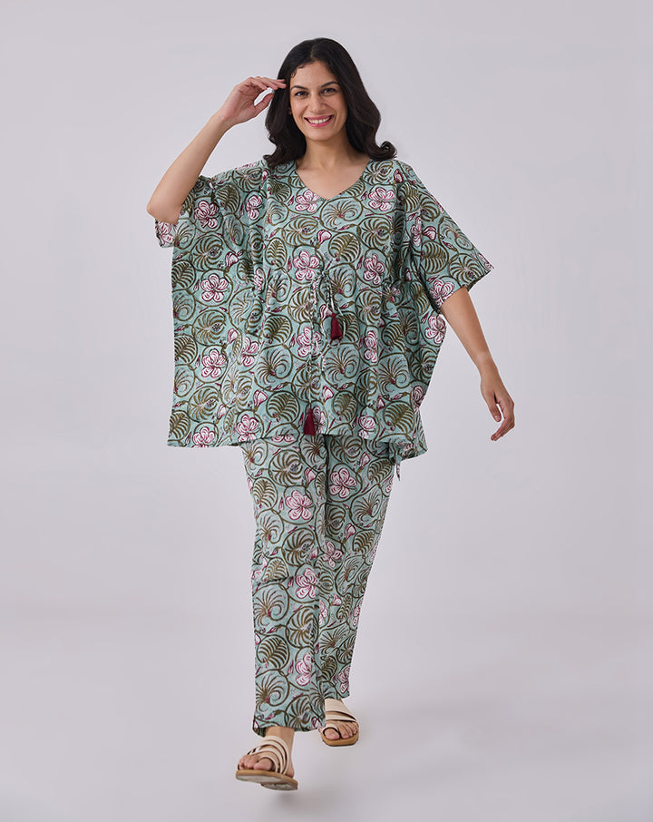 Dhoosar Bagh Chill Jams Cotton Co-ord Set