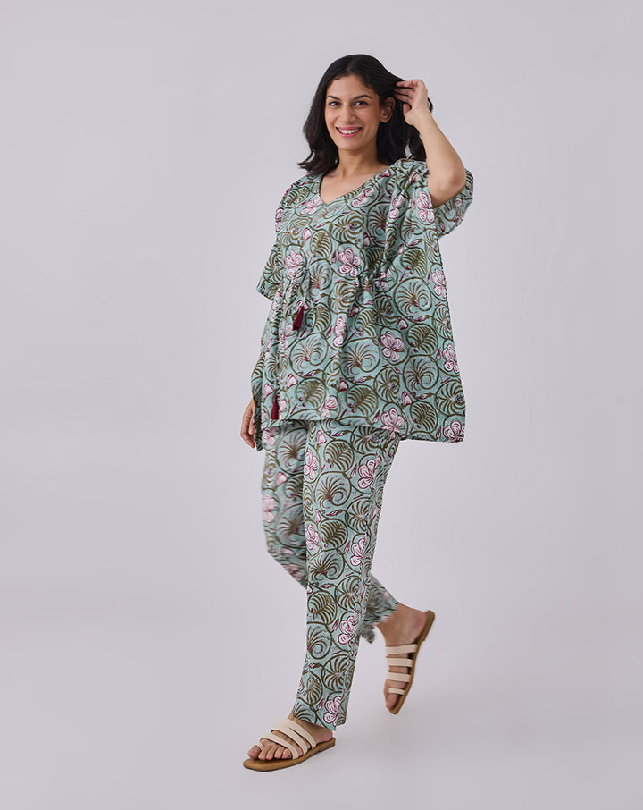 Dhoosar Bagh Chill Jams Cotton Co-ord Set