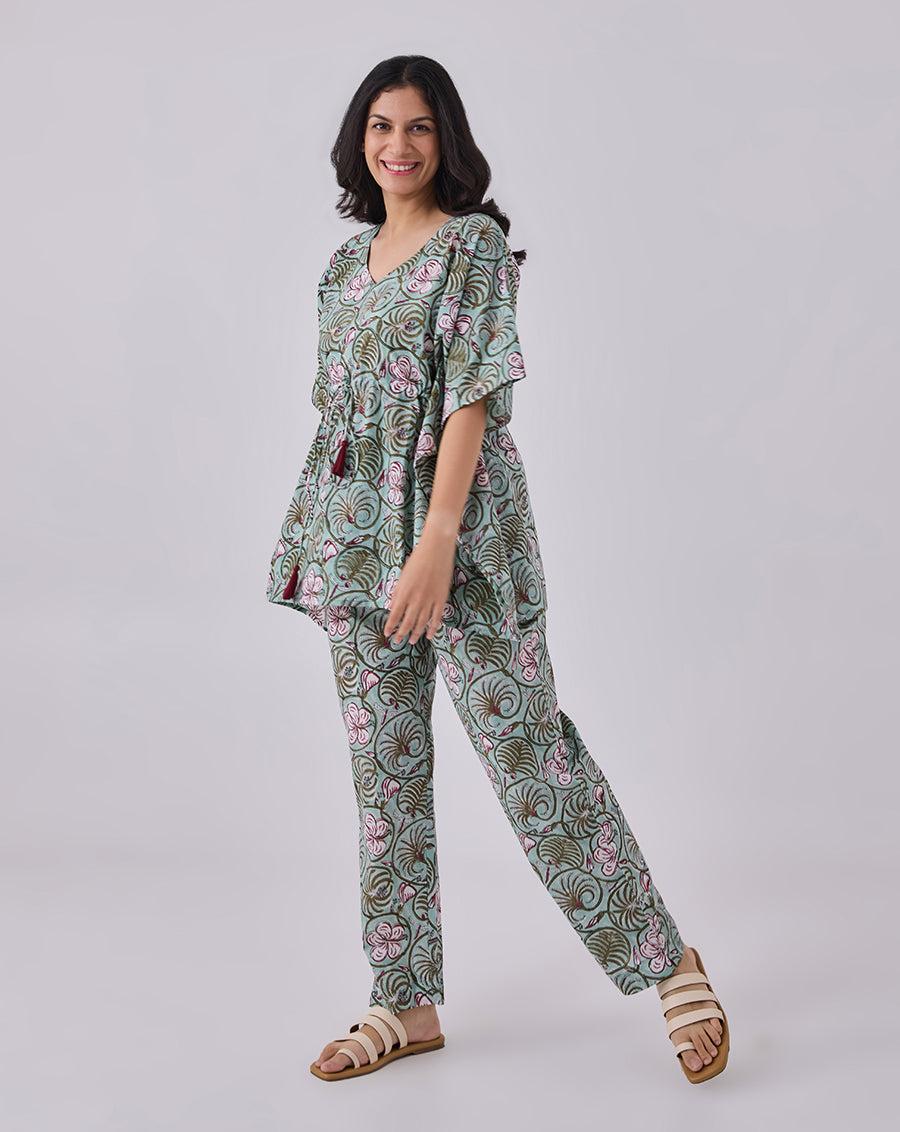 Dhoosar Bagh Chill Jams Cotton Co-ord Set