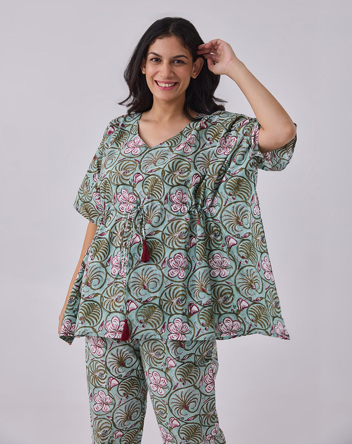 Dhoosar Bagh Chill Jams Cotton Co-ord Set