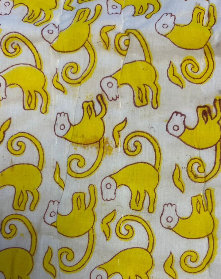 Funky Monkey GOTS Certified Organic Cotton Quilt for Babies/Kids-Minor Defect-B3