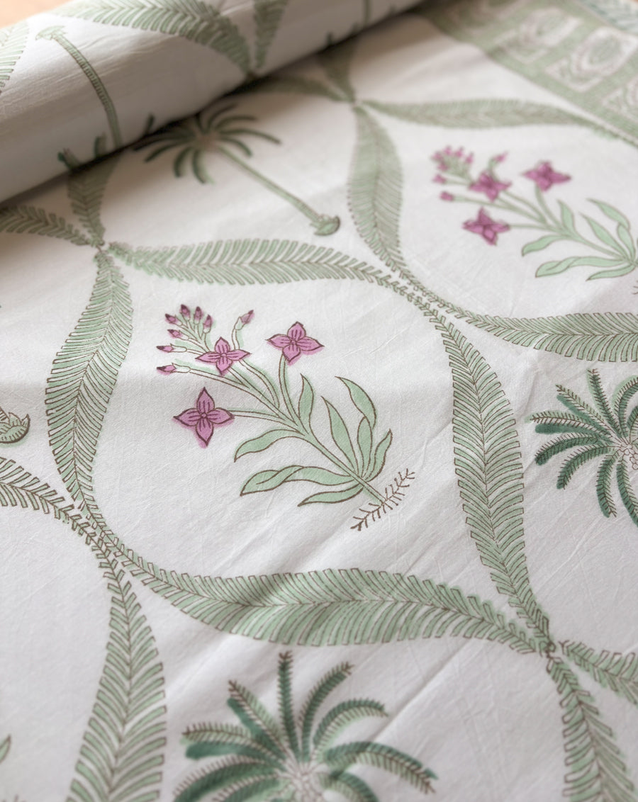 Gulmohar Hand Block Printed Cotton Dohar