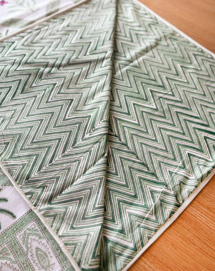Gulmohar Hand Block Printed Cotton Dohar