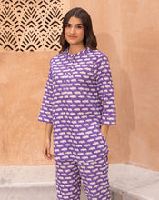 Load image into Gallery viewer, Happy Hippos Short Kurta Pyjama - Soft Cotton Co-ord Set
