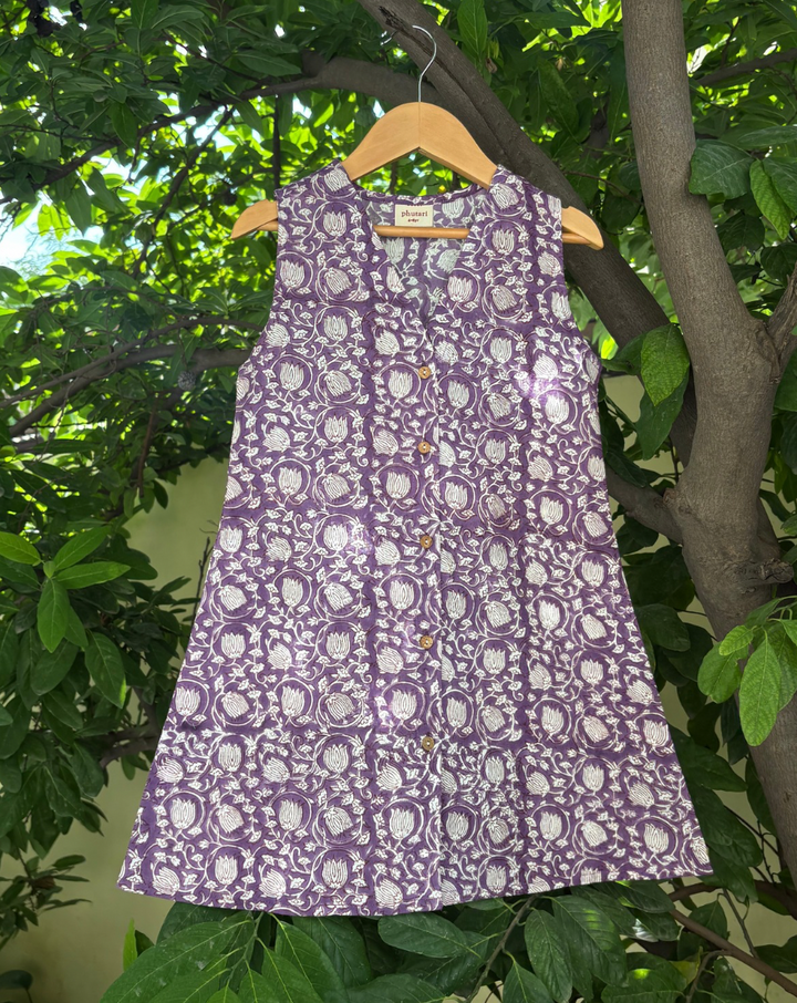 Kamal Cotton Dress for Girls
