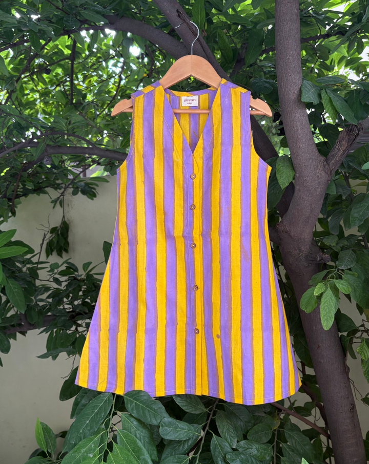 Bandstands Cotton Dress for Girls