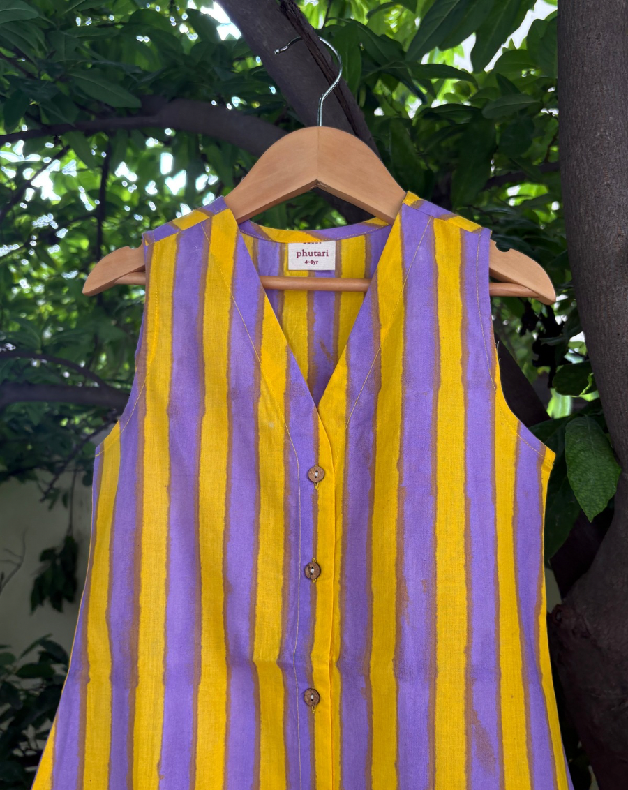 Bandstands Cotton Dress for Girls