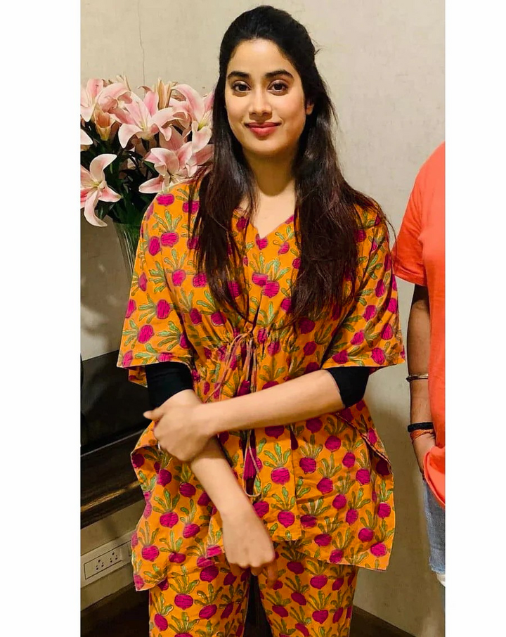 Beet-the-Root Narangi Chill Jams Cotton Co-ord Set