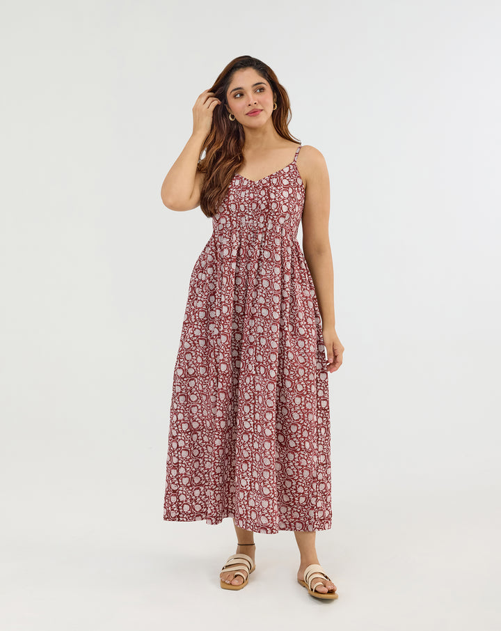 Kamal Cotton Strappy Dress