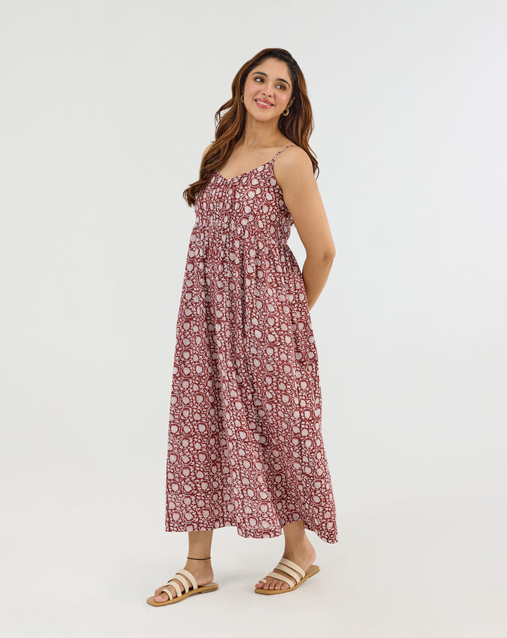 Kamal Cotton Strappy Dress