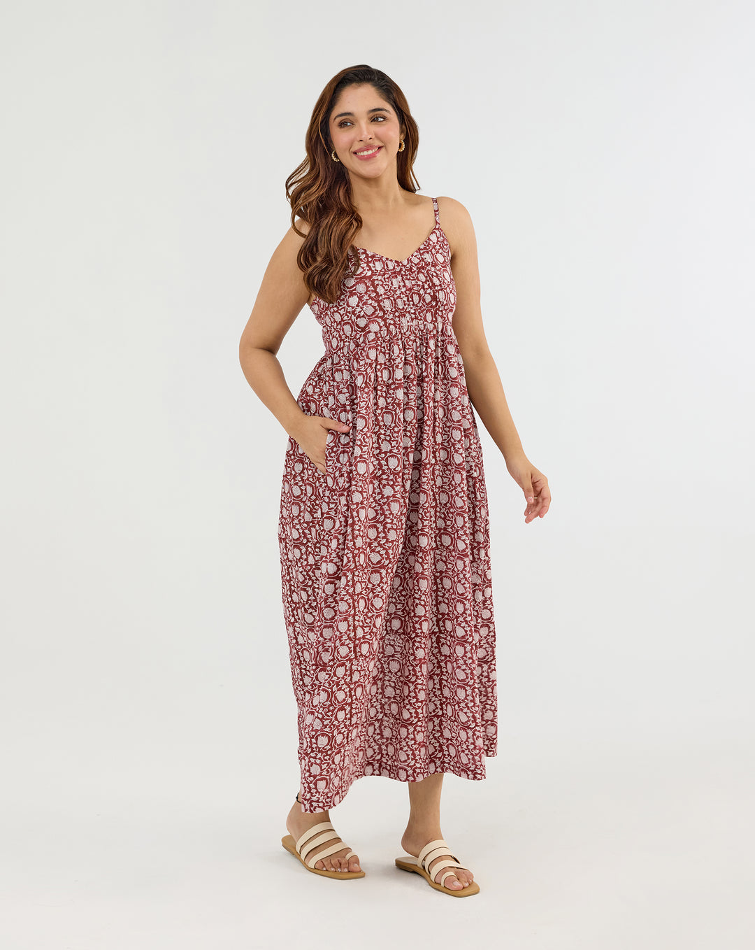 Kamal Cotton Strappy Dress