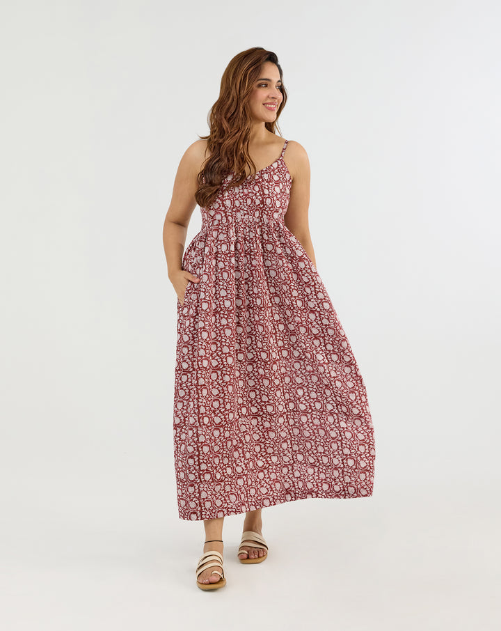 Kamal Cotton Strappy Dress