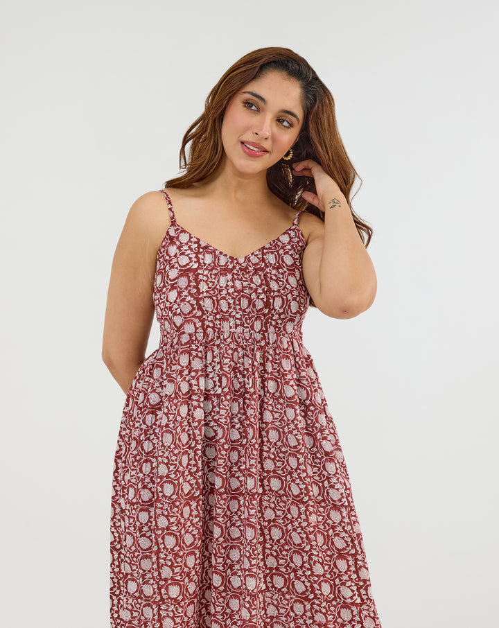 Kamal Cotton Strappy Dress