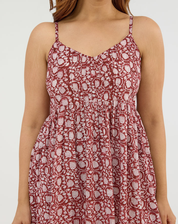 Kamal Cotton Strappy Dress