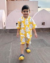 Load image into Gallery viewer, Mallika Shortees - Soft Cotton Shirt &amp; Shorts Set for Kids
