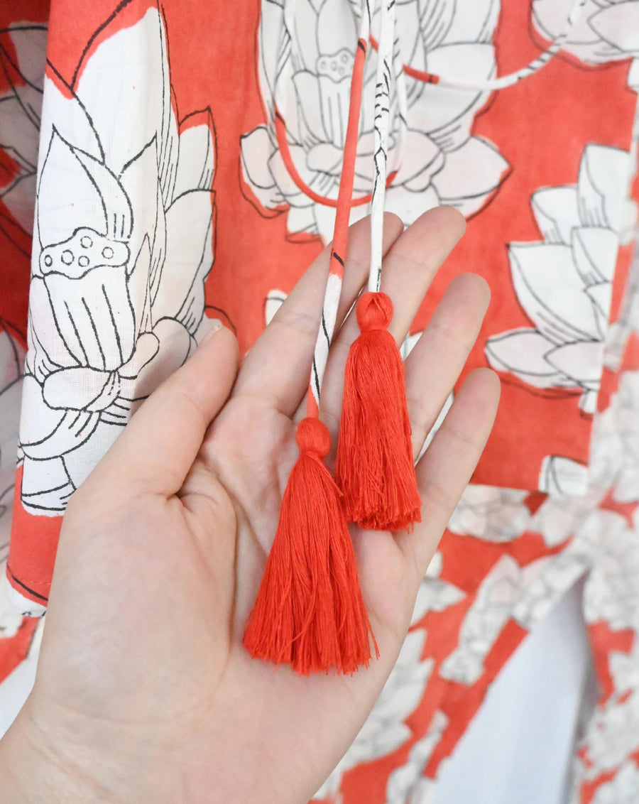 Mallika RED Chill Jams - Soft Cotton Pyjama Set - Limited Edition