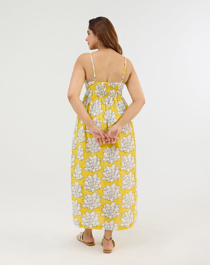 Mallika Cotton Strappy Dress