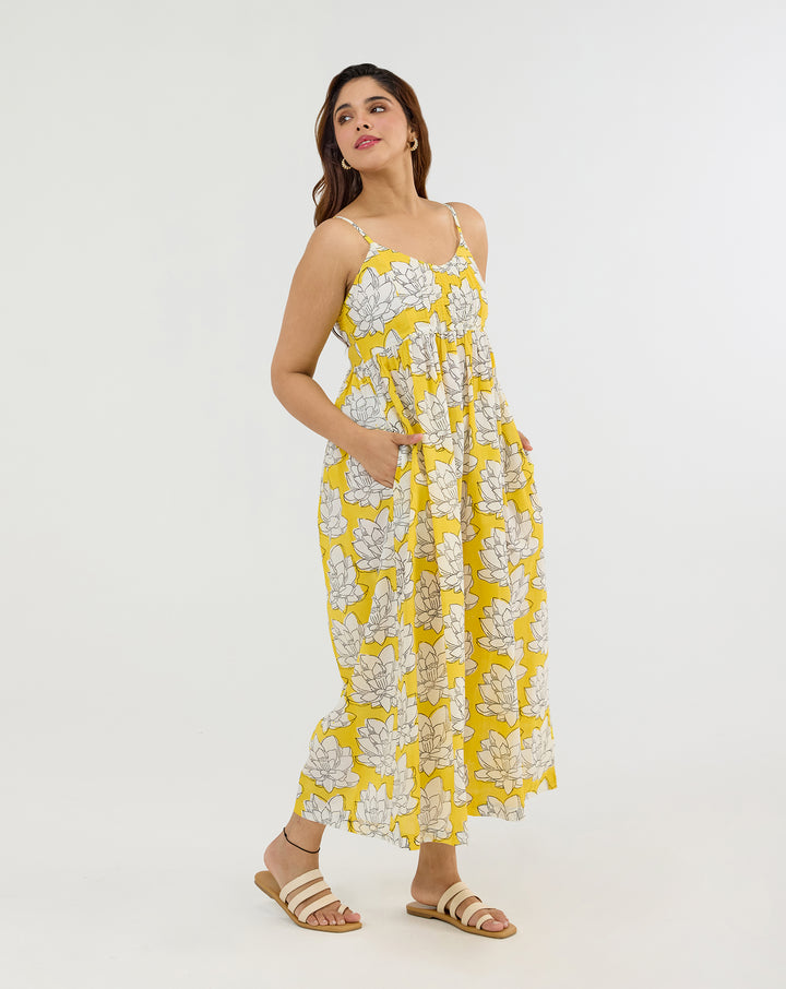 Mallika Cotton Strappy Dress