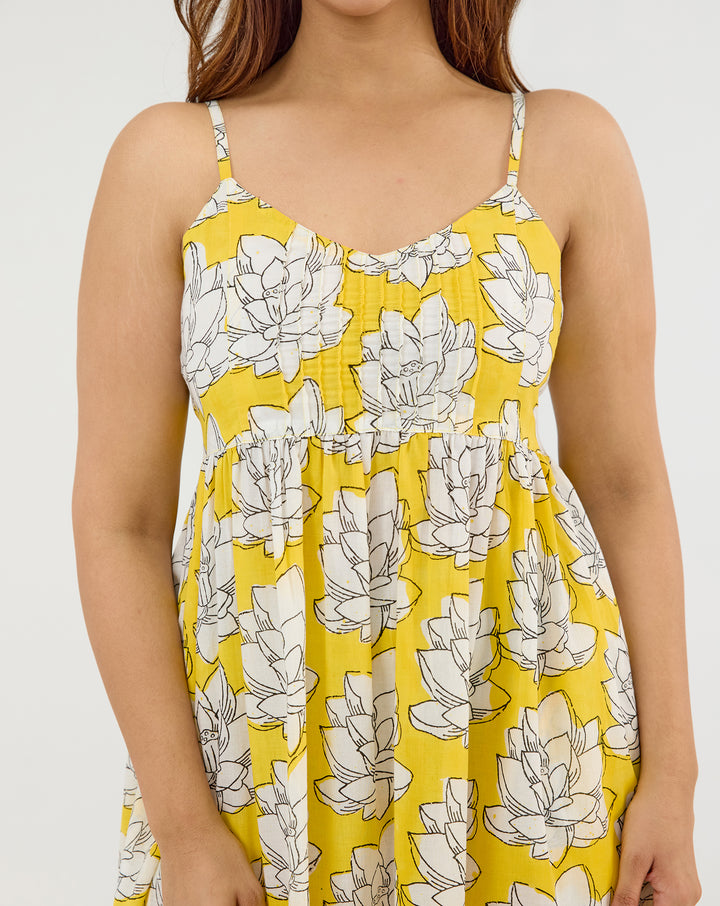 Mallika Cotton Strappy Dress