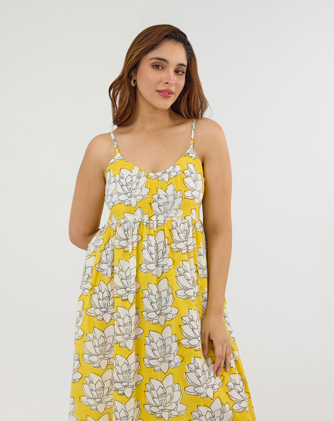Mallika Cotton Strappy Dress