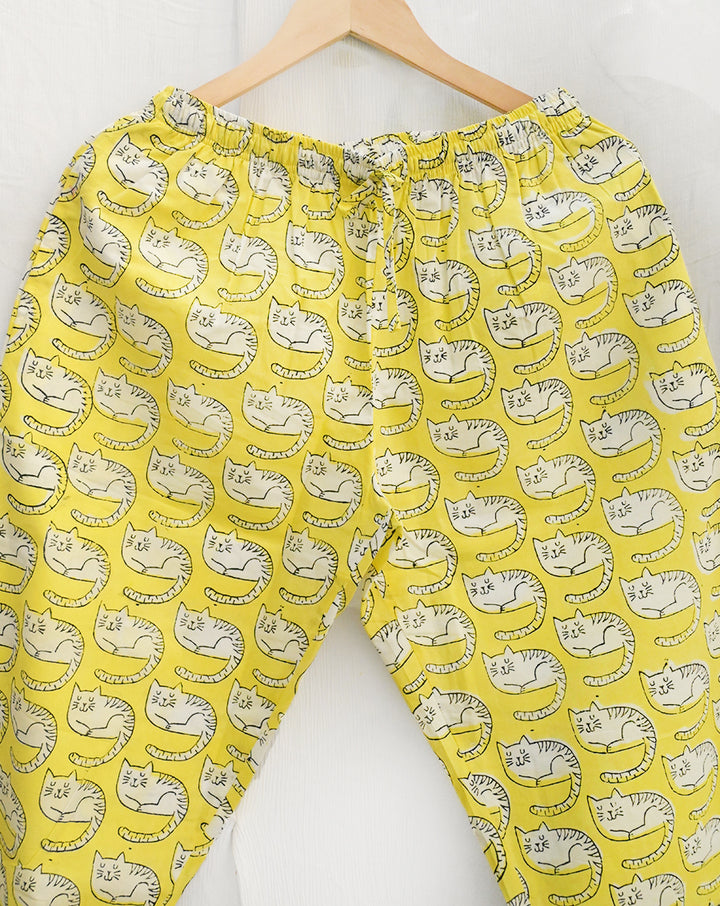 Meow Soft Cotton Pyjama Set