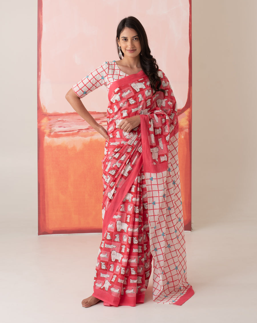 Mumtaaz’s Woof Mul Cotton Saree