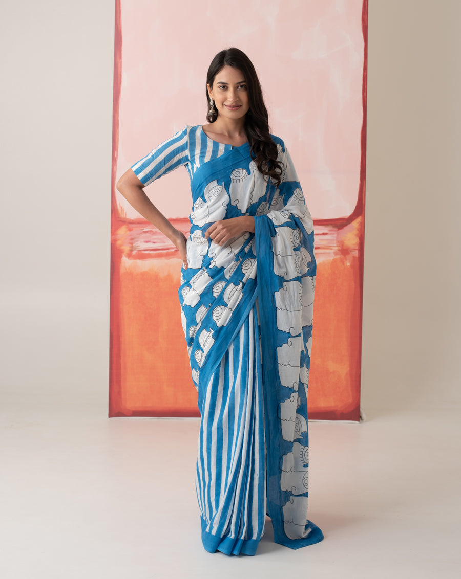 Nargis’s Chehre Mul Cotton Saree