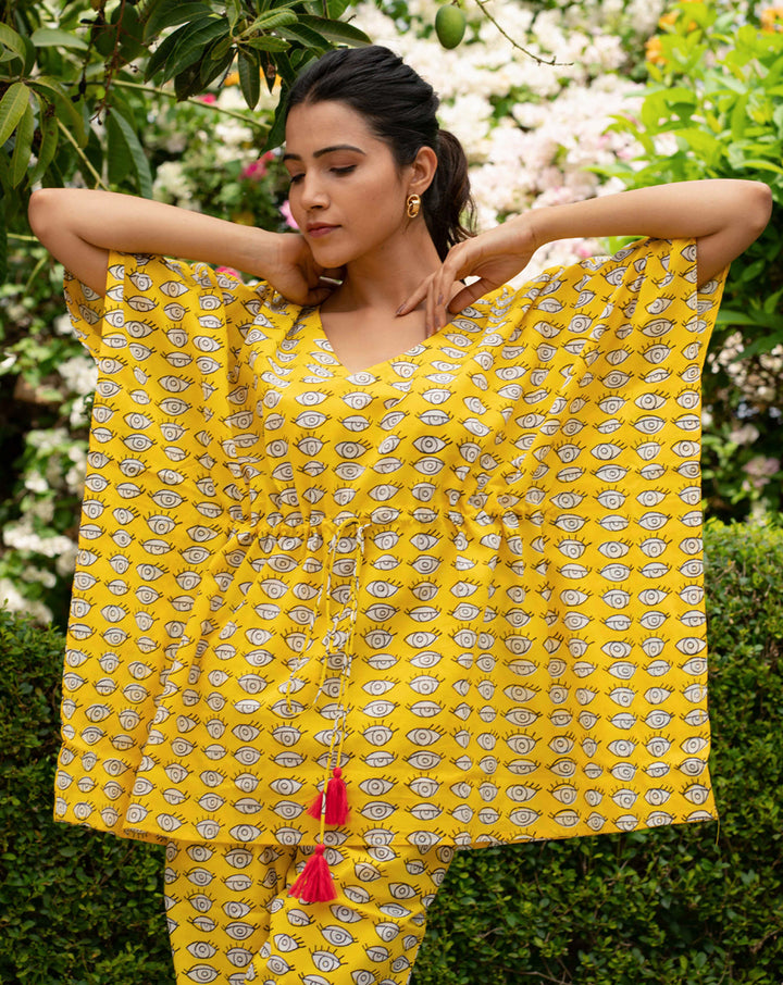 Nazar Battu Chill Jams Cotton Co-ord Set