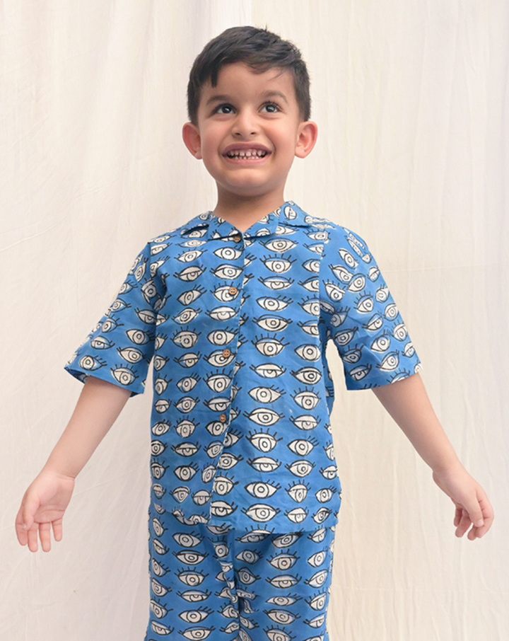 Nazar Battu - Soft Cotton Shirt for Kids