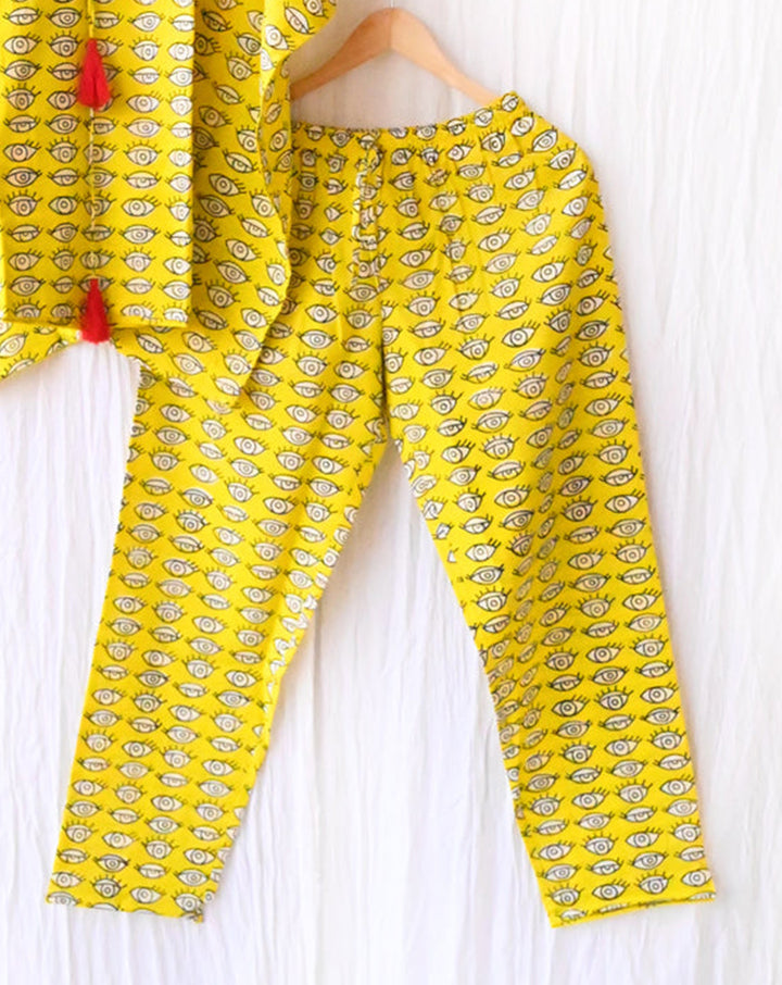 Nazar Battu Soft Cotton Pyjama - Length 31 inches