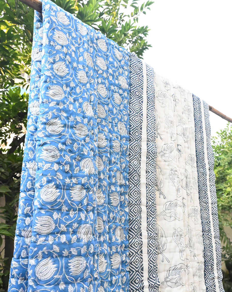 Neel Kamal Cotton Quilt - Minor Defect - Single