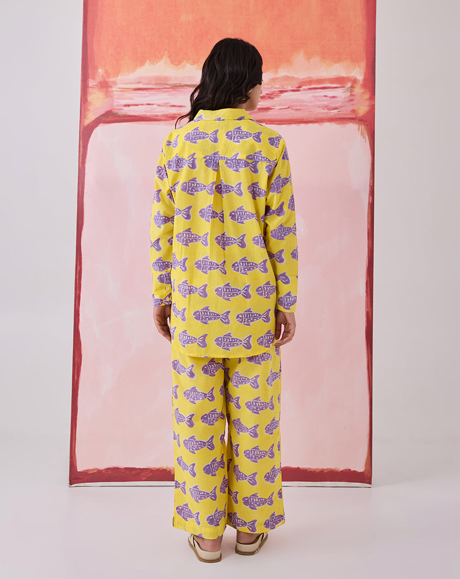 O'Fish Cotton Co-ord Set