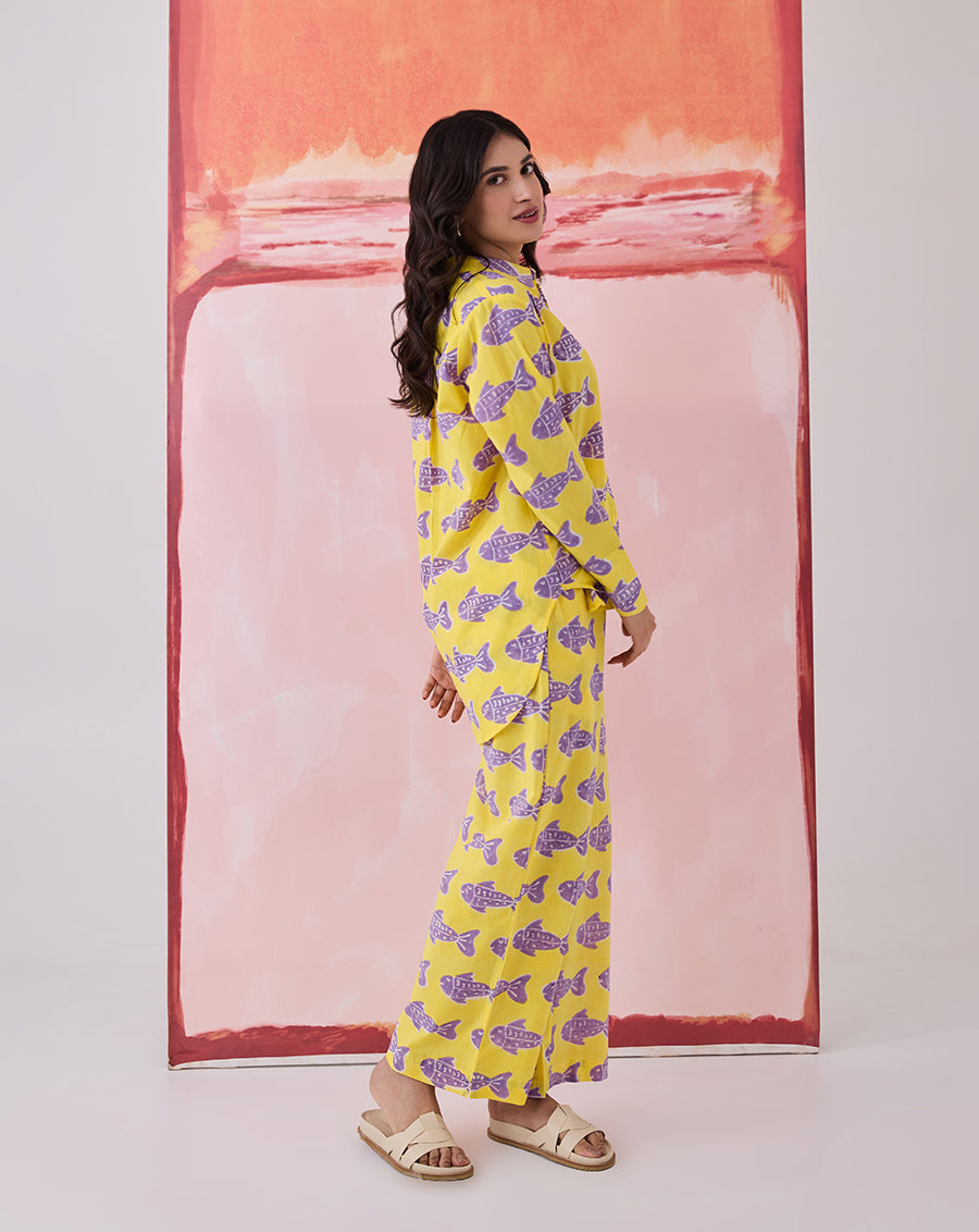 O'Fish Cotton Co-ord Set