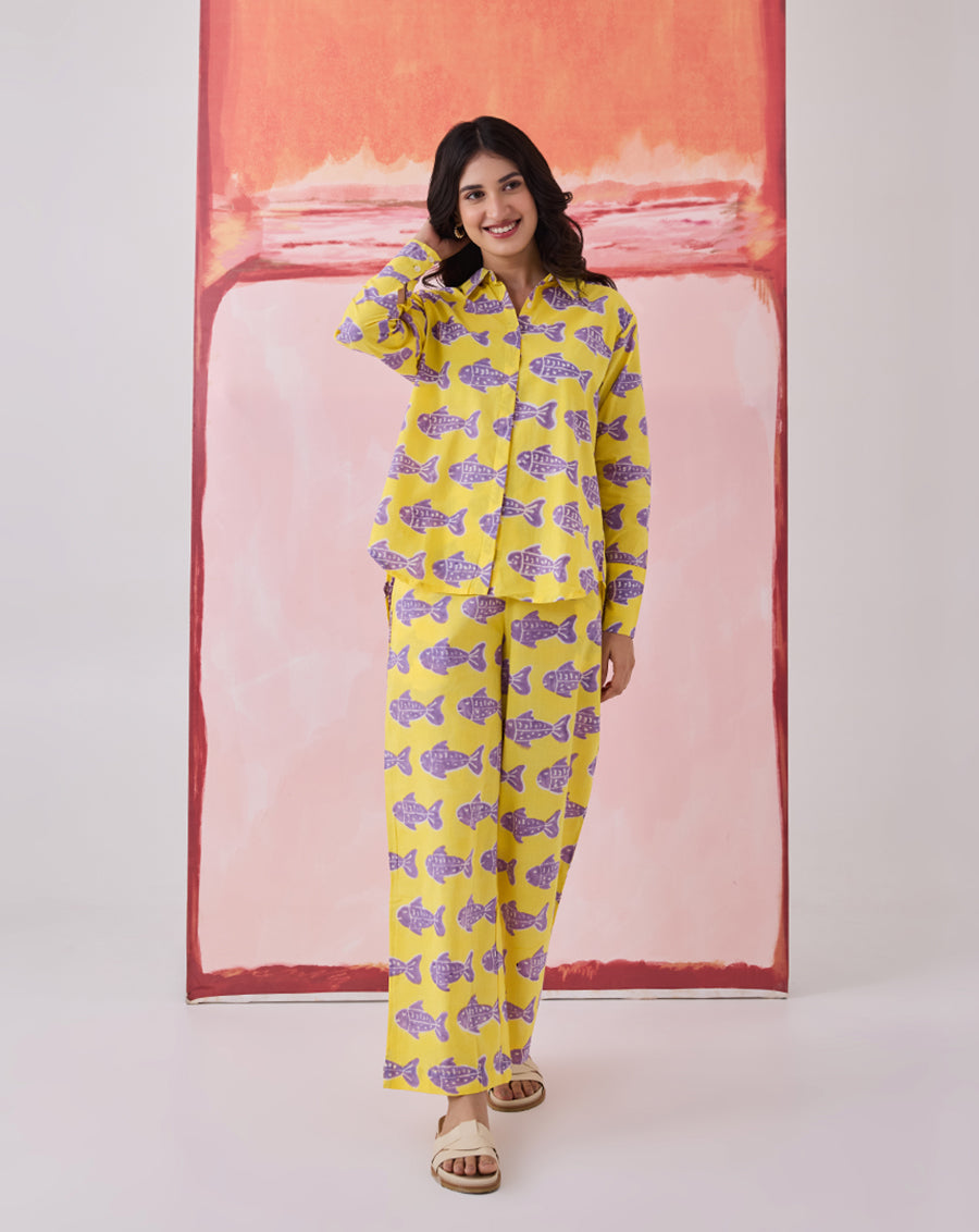 O'Fish Cotton Co-ord Set