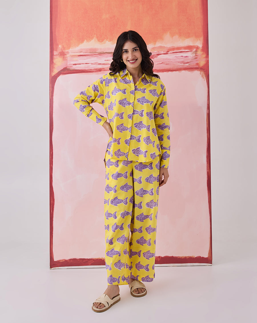 O'Fish Cotton Co-ord Set