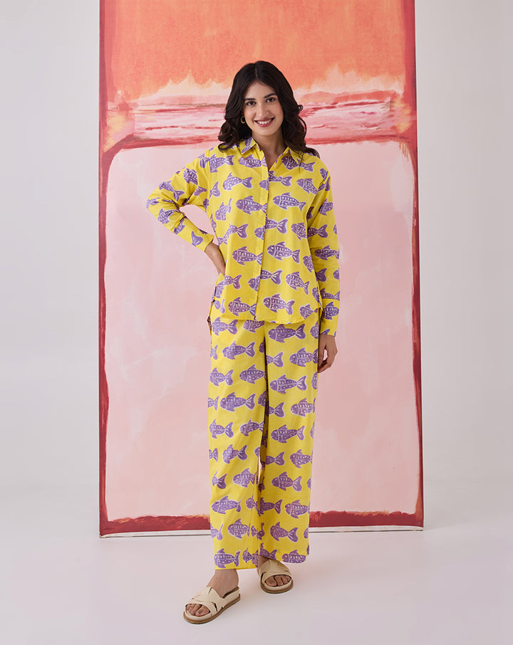 O'Fish Cotton Co-ord Set