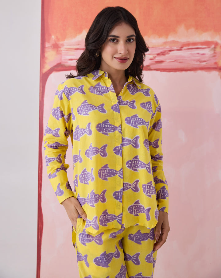 O'Fish Cotton Co-ord Set