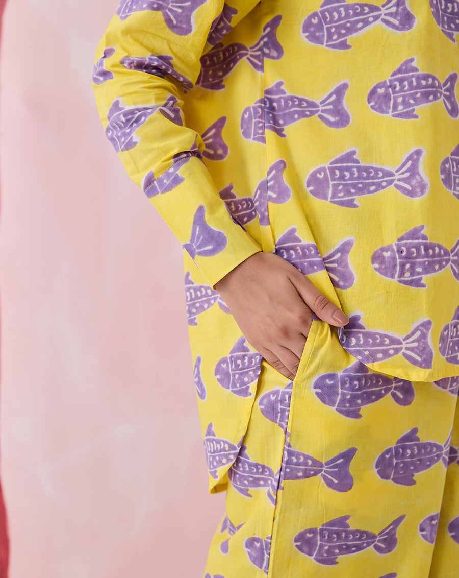O'Fish Cotton Co-ord Set