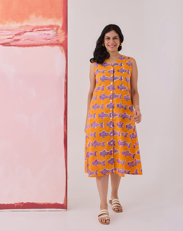 O'Fish Midi Rachel Dress - PREORDER