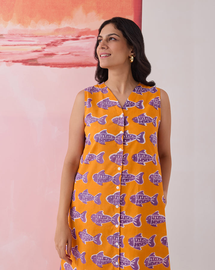 O'Fish Midi Rachel Dress - PREORDER