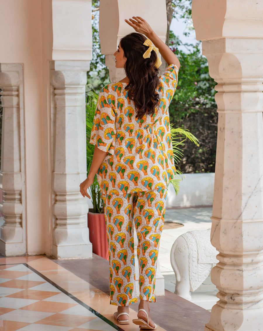 Paradise Original Chill Jams Cotton Co-ord Set