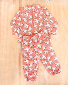 Chidiya Udd Cotton Kurta Pyjama Set for Kids