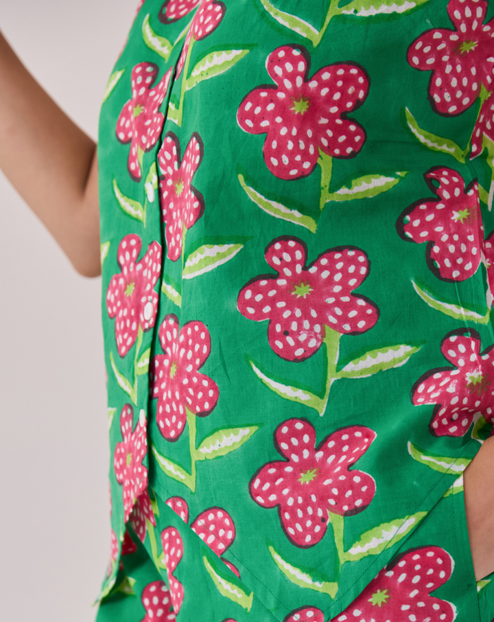 Poppy Cotton Waistcoat