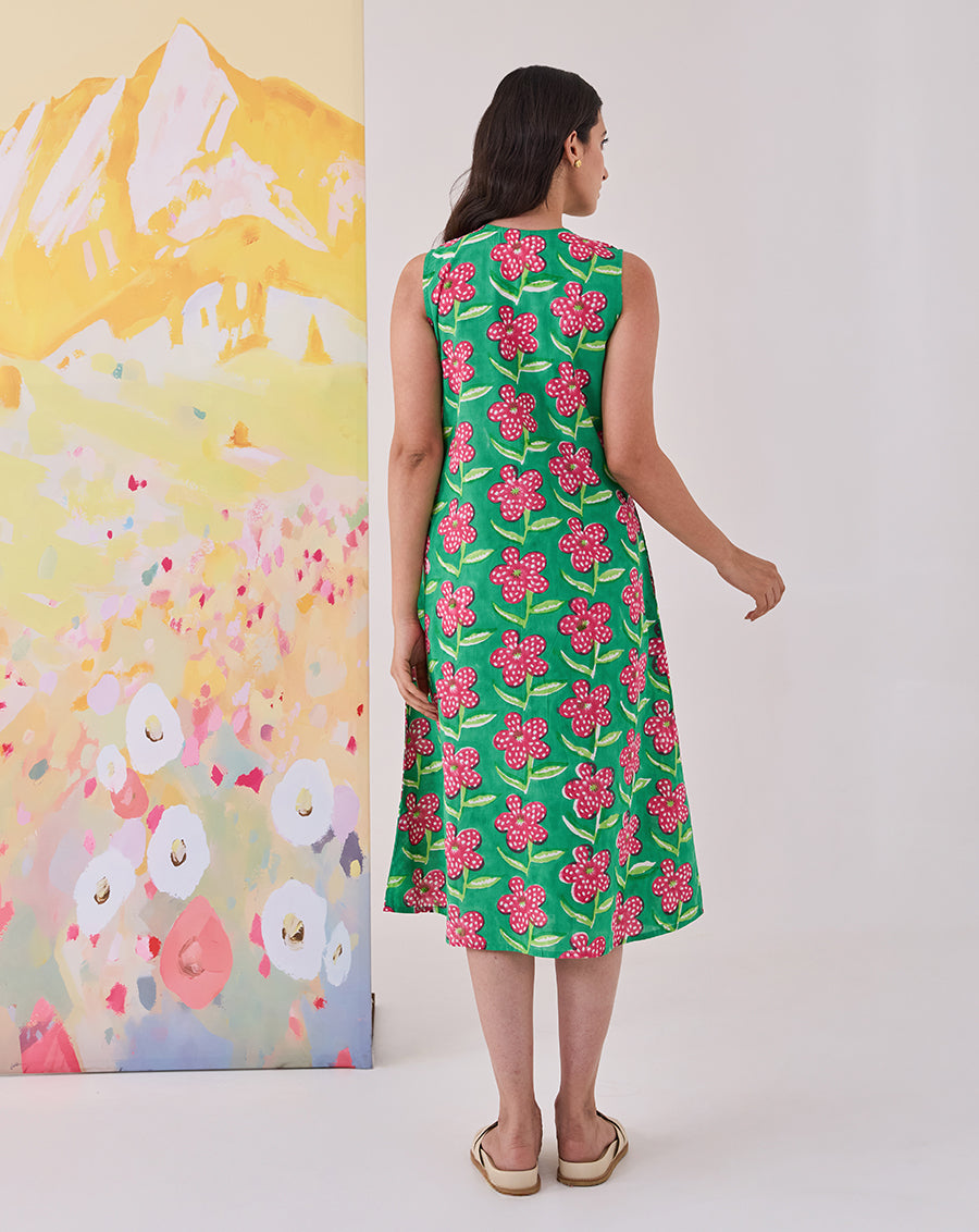 Poppy Midi Rachel Dress