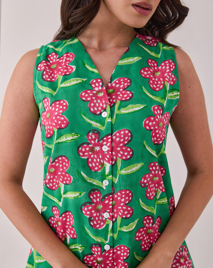 Poppy Midi Rachel Dress