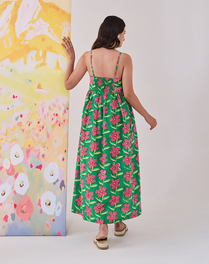 Poppy Cotton Strappy Dress