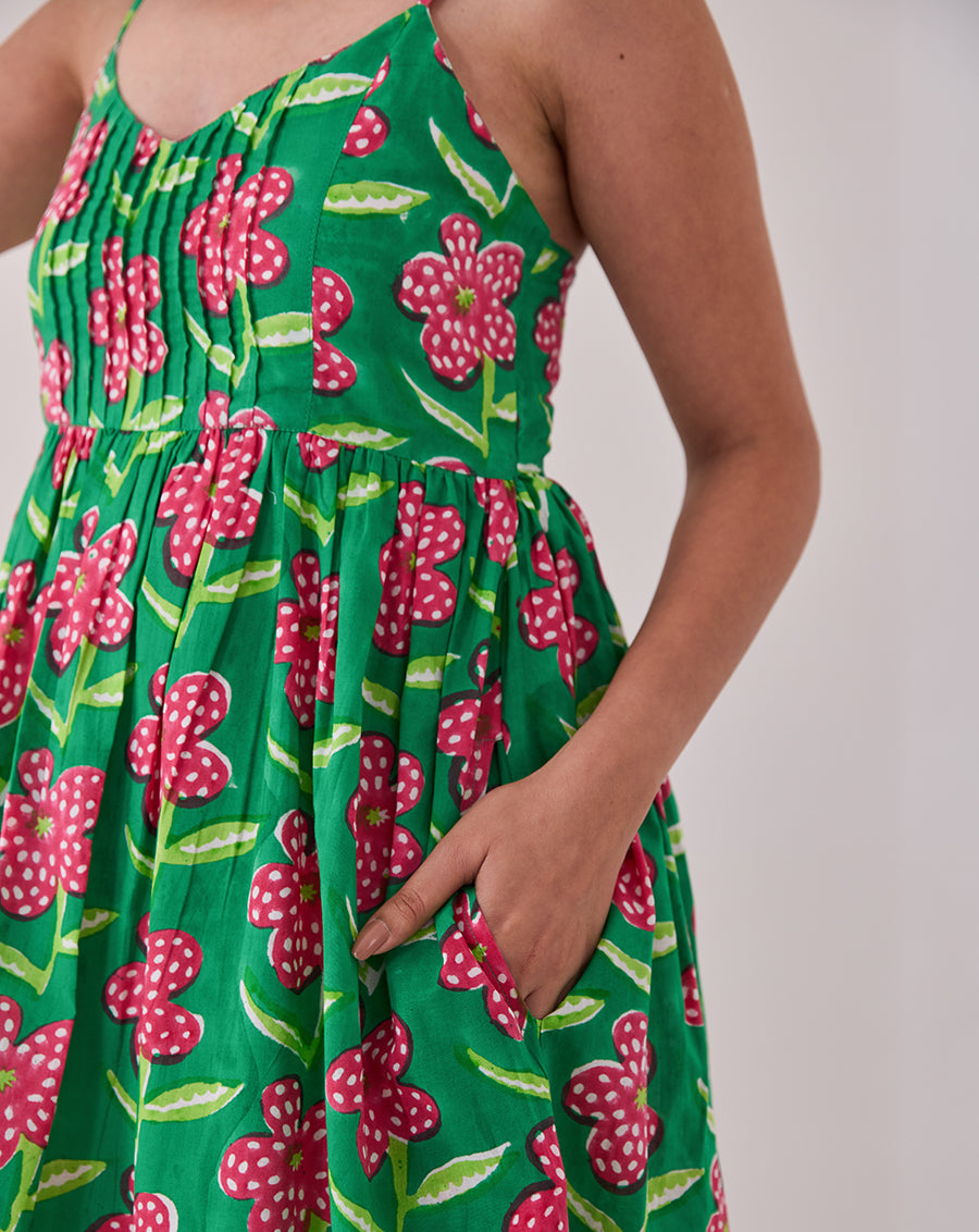 Poppy Cotton Strappy Dress