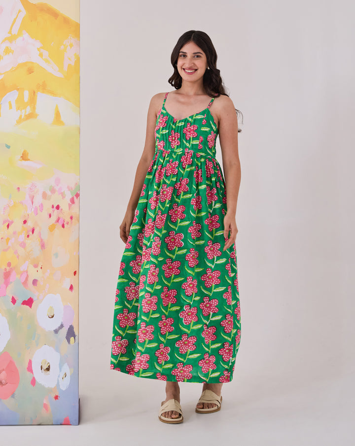 Poppy Cotton Strappy Dress